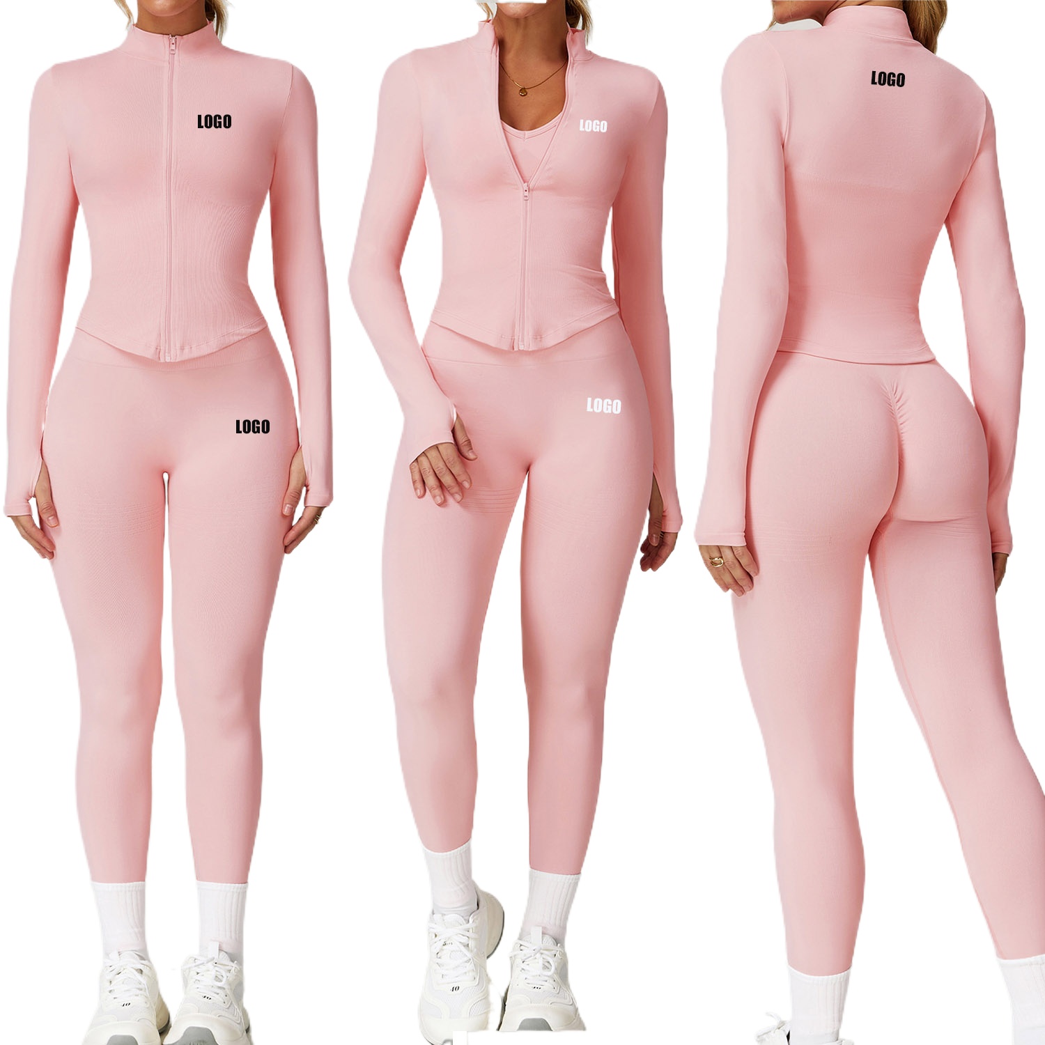 Herbal Yoga - Nahtlose Yoga-Sportbekleidung für Damen mit individuellem