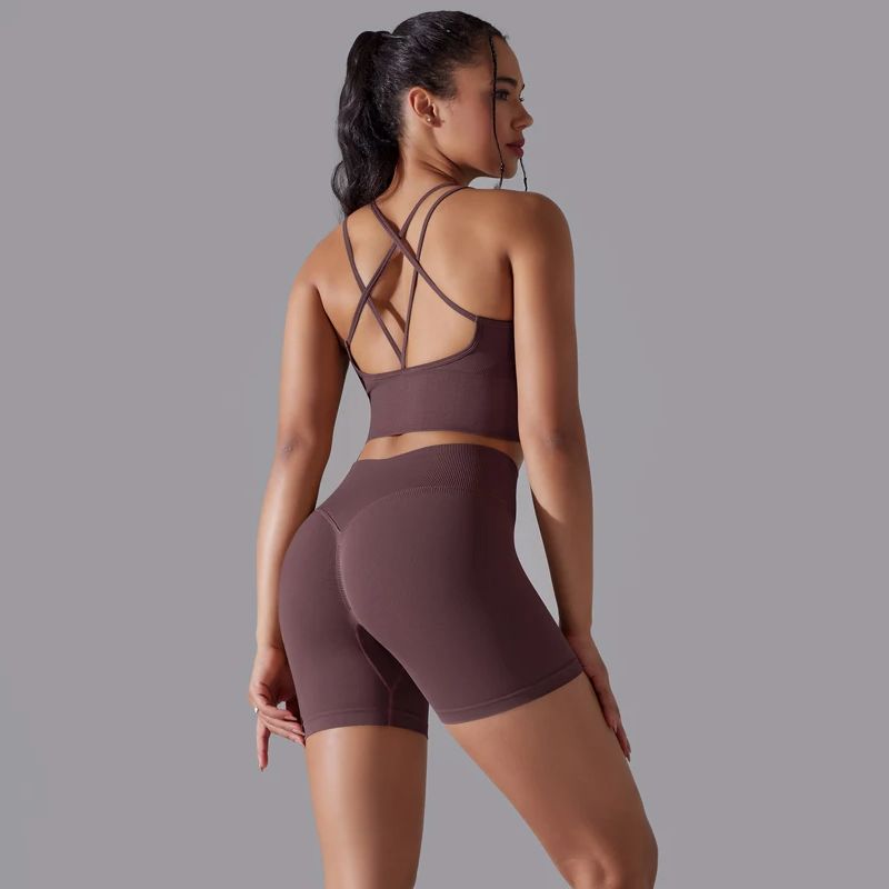Herbal Yoga - Sexy Yoga-Sets für Damen, nahtloser Sportanzug,