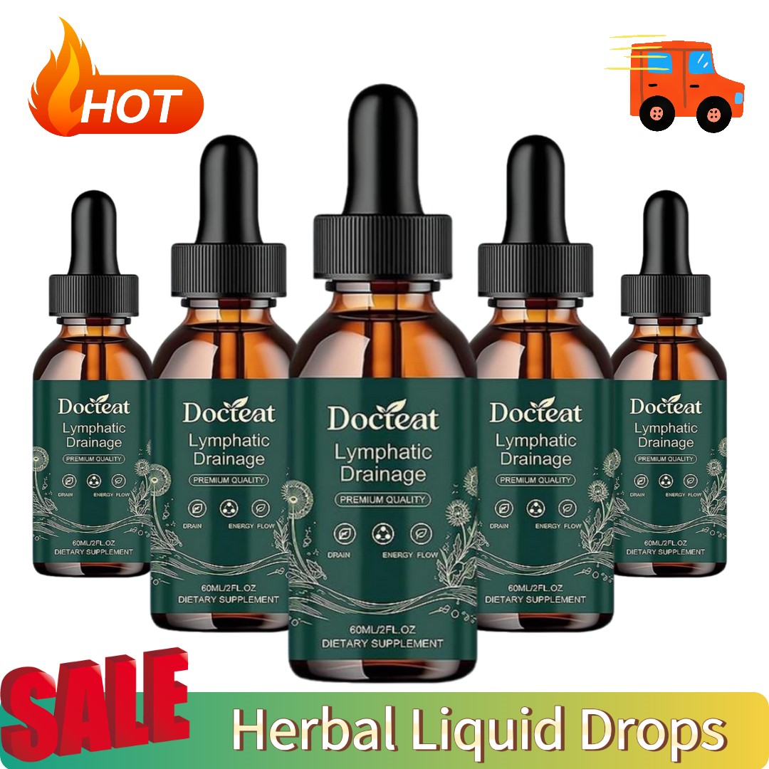 Herbal Wellness Drops - Kräuter-Flüssigkeitstropfen Natürliche Körperpflege-Essenz Atemwegspflege-Tropfen Organische Formel