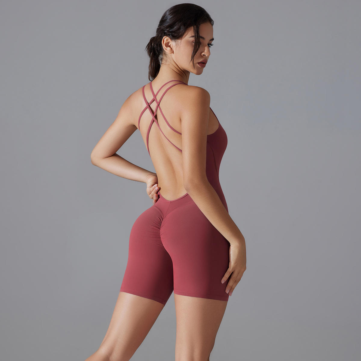 Yoga Set Sexy Backless Sportli – Herbal Yoga Bewertung und Preis