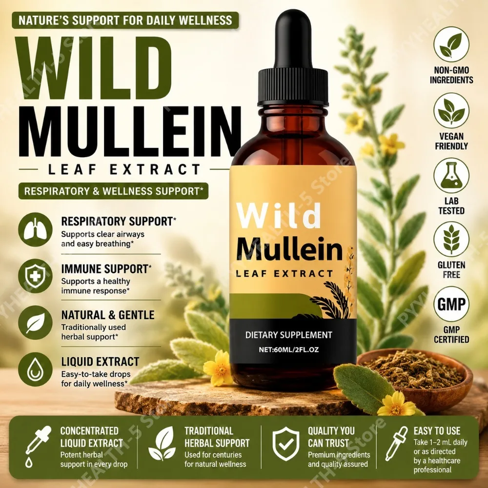 Wild-Mullein-Blätter-Tropfen m – Herbal Wellness Drops Bewertung und Preis