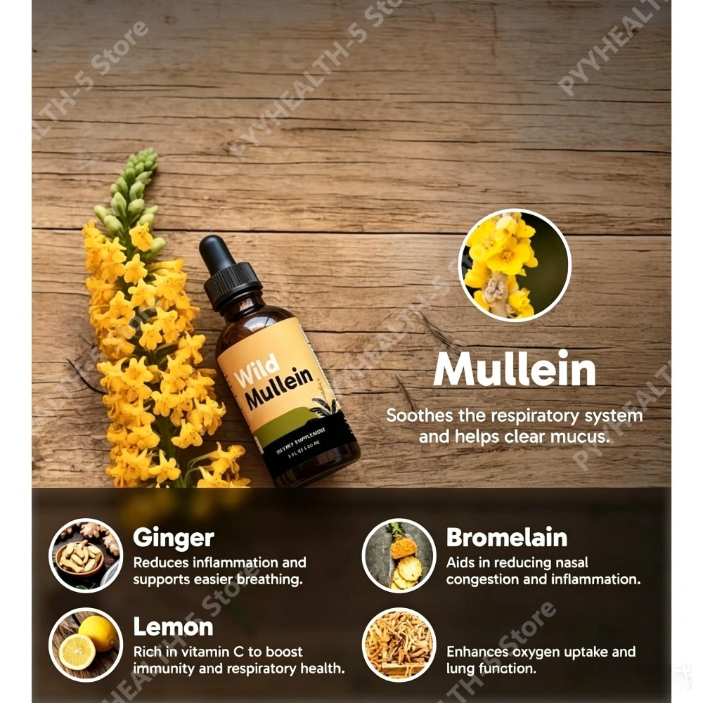 Wild-Mullein-Blätter-Tropfen m – Herbal Wellness Drops Bewertung und Preis