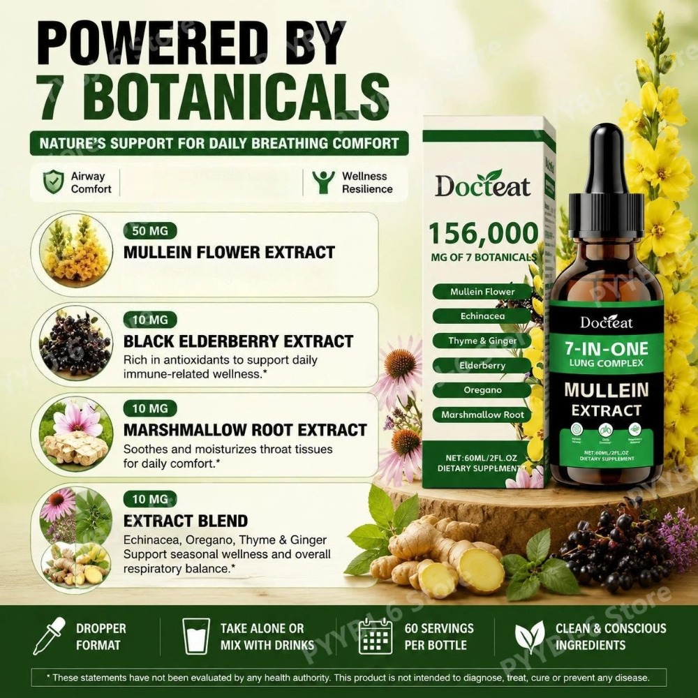 Docteat 7-in-1 Königskerzenext – Herbal Wellness Drops Bewertung und Preis
