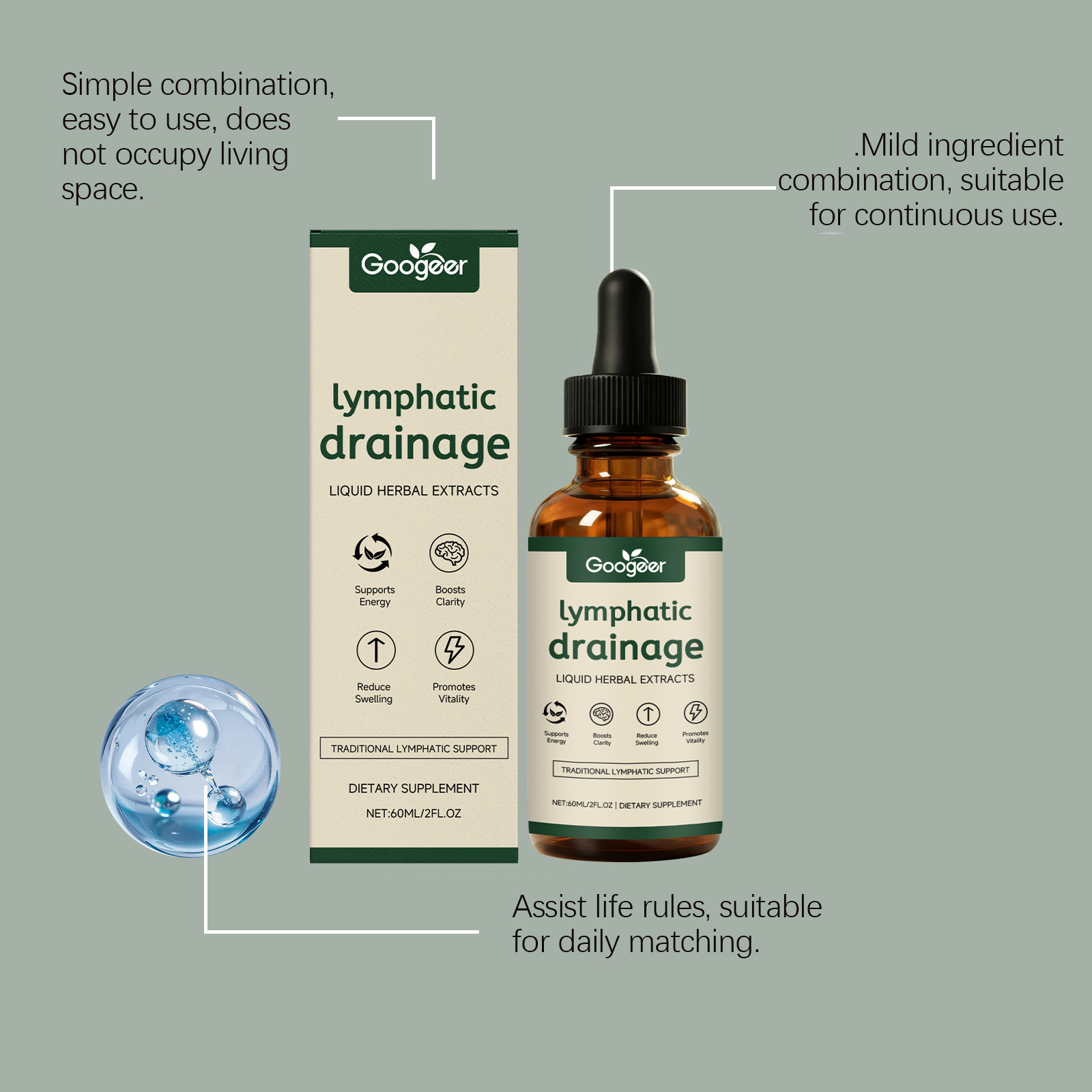 Lymphdrainage-Tropfen 11-in-1  – Herbal Wellness Drops Bewertung und Preis