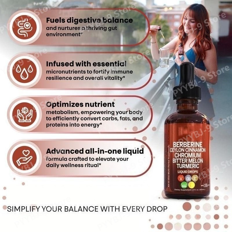 Berberin-Chrom-Kurkuma-Ginseng – Herbal Wellness Drops Bewertung und Preis