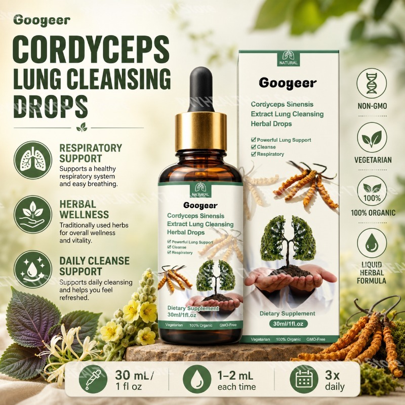 Googeer Cordyceps Tropfen Kräu – Herbal Wellness Drops Bewertung und Preis